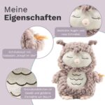 Steiff Kuscheltier Ollie Eule, Süßes Stofftieungen, Mädchen & Babys ab 0 Monaten, Friends, Plüschtier 23 cm, Beige – Bild 5