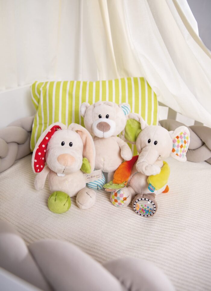 My First NICI Kuscheltier Bär Taps – Plüschtier Stofftier für Babys und Kleinkinder aurt – Bild 2