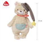 Fehn Kuscheltier Bär Bruno – Weicher Teddybär für Neugeborene als Einschlafhilfe - Stofftier zum Greifen,n – Bild 3