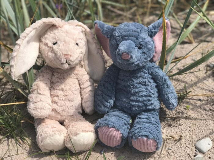 Mollis Hase Kuscheltier Baby (36cm groß) – Weiches Stofftier für Kinder & Babxschelhase – Bild 7