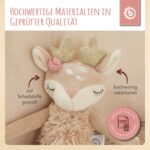 Bieco Kuscheltier Reh Ella mit Rassel | Baby Kuscheltier ab 0 Monate Stofftier Baby Plüschtierentier – Bild 4